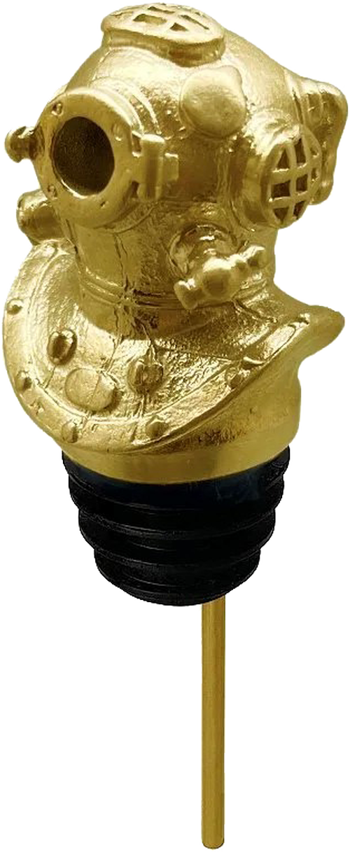 Gold Diving Helmet Pourer
