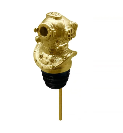 Gold Diving Helmet Pourer